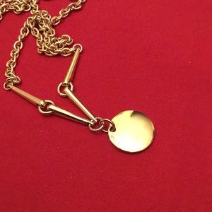 Vintage OLCI 38” Gold Tone Necklace